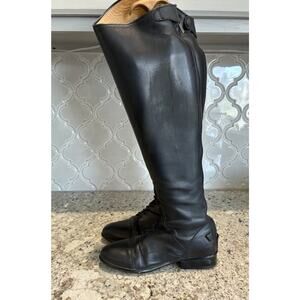 Sergio Grasso 3500 Imperia Tall Riding Equestrian Field Boots Black sz 37